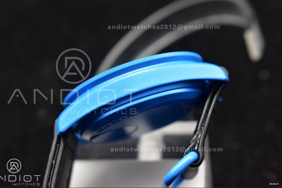 on Mission to Quartz Swatch Neptune Nylon Moonwatch Omega Bioceramic x Strap 0107